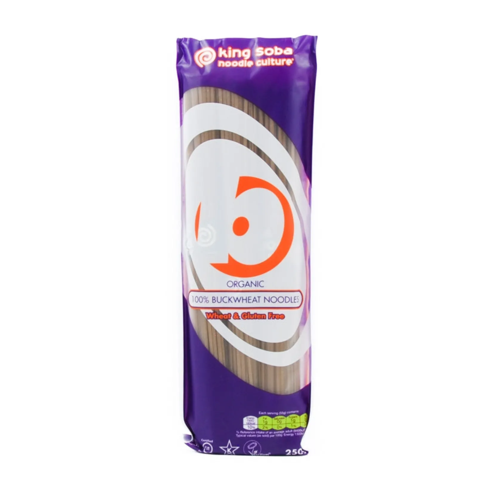 100% Buckwheat Noodles, 250g Ingredients Brands