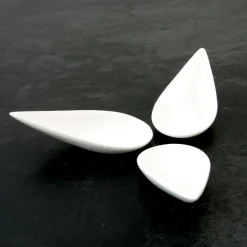 12 x Small Porcelain Tear Drop Canape Spoon Tableware Brands|Japanese Ingredients