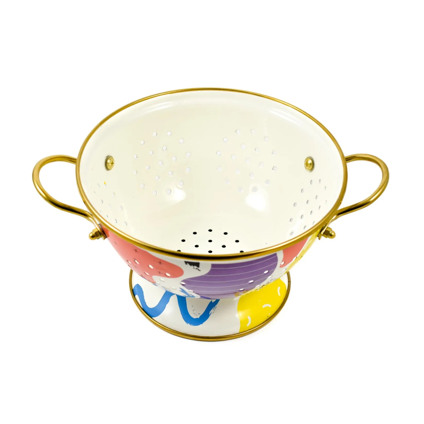 Abstract Enamel Colander, 22cm Kitchen Tools & Utensils