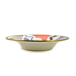 New Abstract Enamel Large Serving Dish, 30cm Middle Eastern Ingredients|Plates