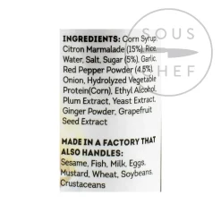 Hot Sweet & Spicy Chilli Sauce, 300g Ingredients Brands|Korean Ingredients