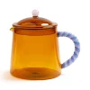 Amber Glass Teapot, 1 Litre Tableware Brands