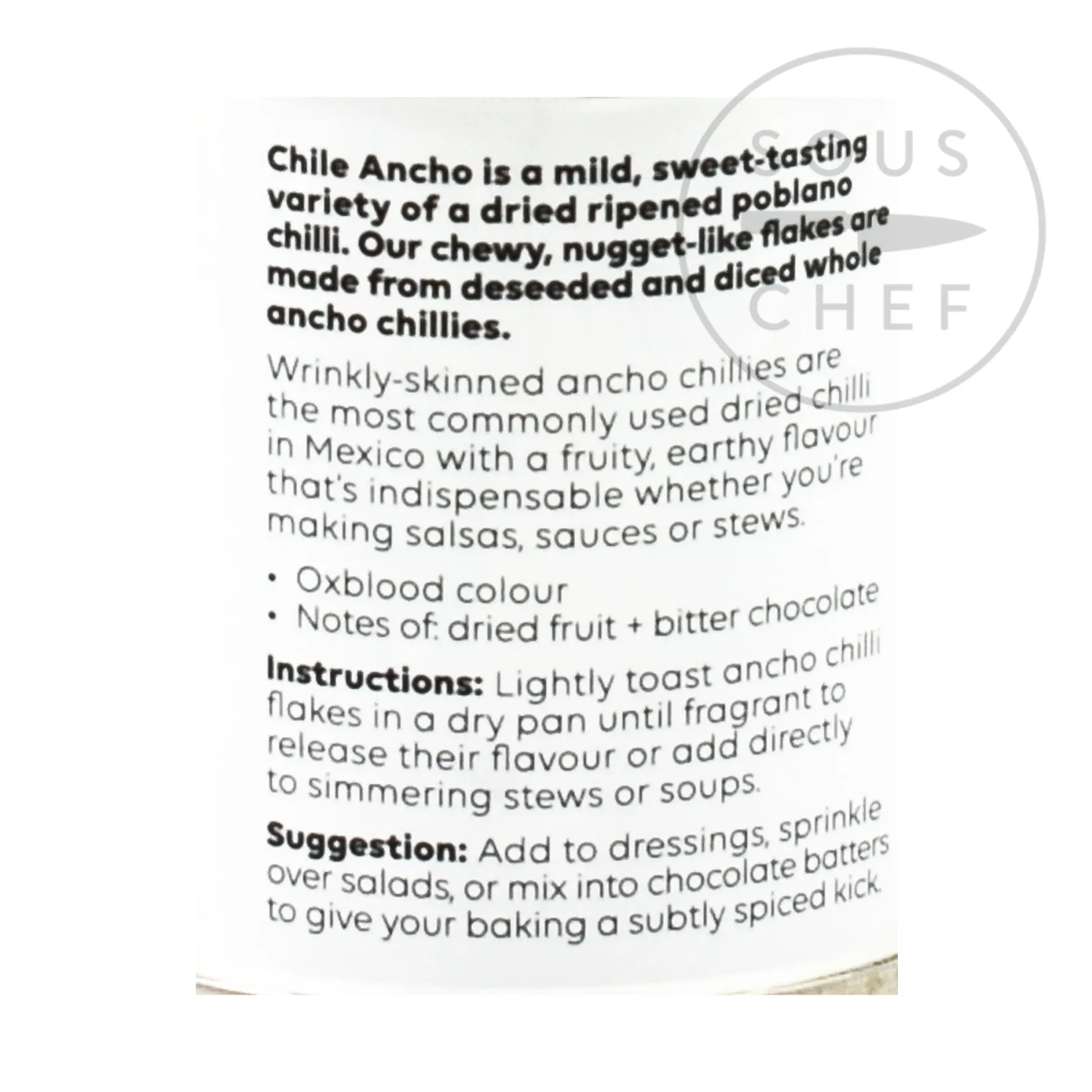 Sale Ancho Flakes, 40g Ingredients Brands|Mexican Ingredients