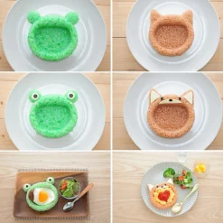 Sale Animal Rice Mould Set for Curry Japanese Ingredients|Japanese Tableware