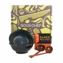 Aoi Sen Ramen Bowl Set Japanese Ingredients|Crockery & Dinnerware