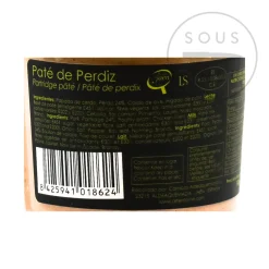 New Partridge Pate, 100g Spanish Ingredients|Snacks