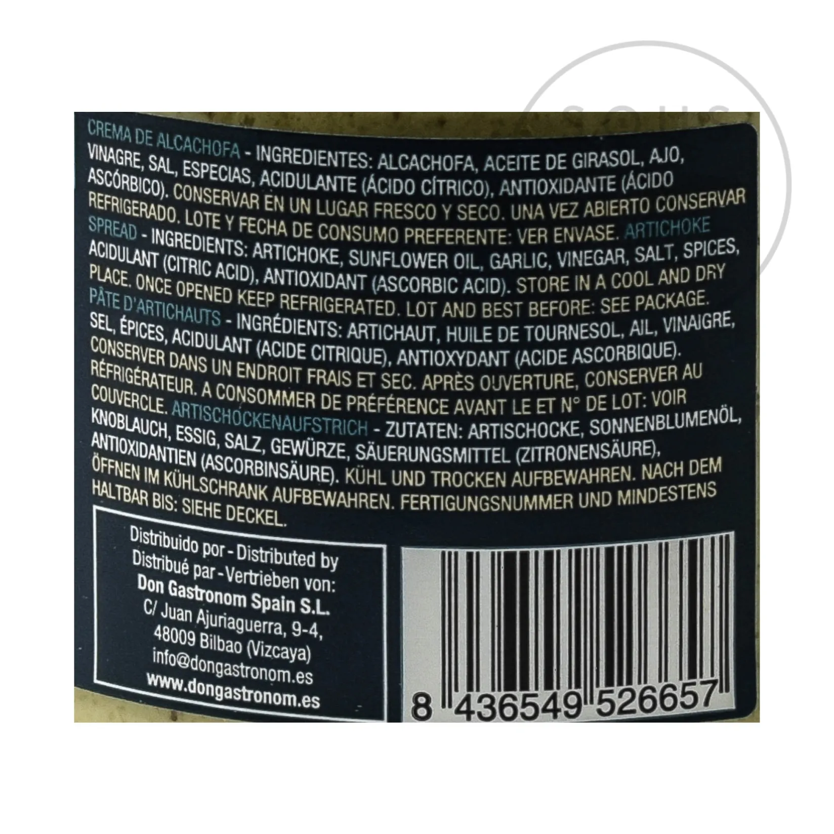 Outlet Artichoke Paste, 190g Ingredients Brands|Spanish Ingredients