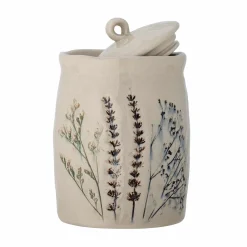 Discount Bea Floral Jar with Lid, 12cm Tableware Brands