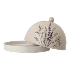 New Bea Floral Round Butter Dish, 15cm Tableware Brands