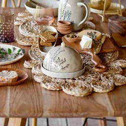 New Bea Floral Round Butter Dish, 15cm Tableware Brands