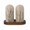 Hot Bea Floral Salt & Pepper Shaker Set, 12.5cm Table Setting|Tableware Brands