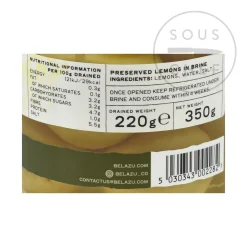 Best Beldi Preserved Lemons, 360g Middle Eastern Ingredients|Sauces & Condiments