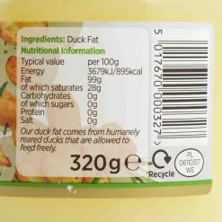 Hot Foods Duck Fat, 320g Ingredients Brands|Oil, Vinegar & Dressings