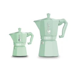 Hot Green Moka Express Exclusive Italian Ingredients|Tableware Brands