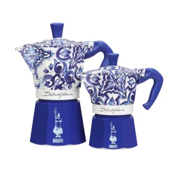 Hot x Dolce & Gabbana Blue Moka Express Coffee Maker Italian Ingredients|Tableware Brands