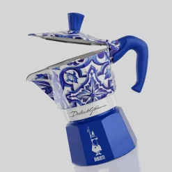 Hot x Dolce & Gabbana Blue Moka Express Coffee Maker Italian Ingredients|Tableware Brands