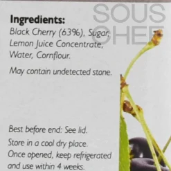 New Black Cherry Compote, 1.2kg Ingredients Brands|Jam, Honey & Spreads