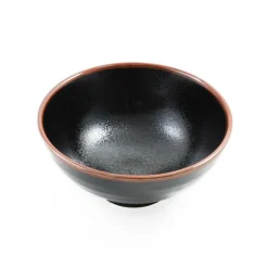 Online Black Stoneware Ramen Bowl, 19.7cm Japanese Ingredients|Japanese Tableware