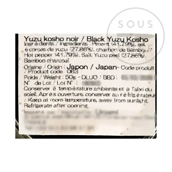 Discount Black Yuzu Kosho, 50g Ingredients Brands|Japanese Ingredients