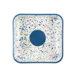 Online Blue Dot Enamel Square Roasting & Serving Dish, 21cm Baking Supplies & Equipment