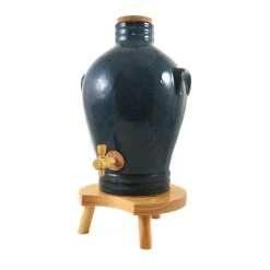 Clearance Blue Glaze Vinaigrier, 3L Pickling, Preserving & Fermenting Jars