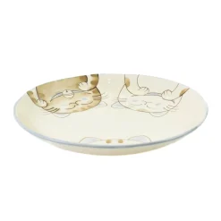 Clearance Blue Lucky Cat Japanese Side Plate, 19.5cm Japanese Ingredients|Plates