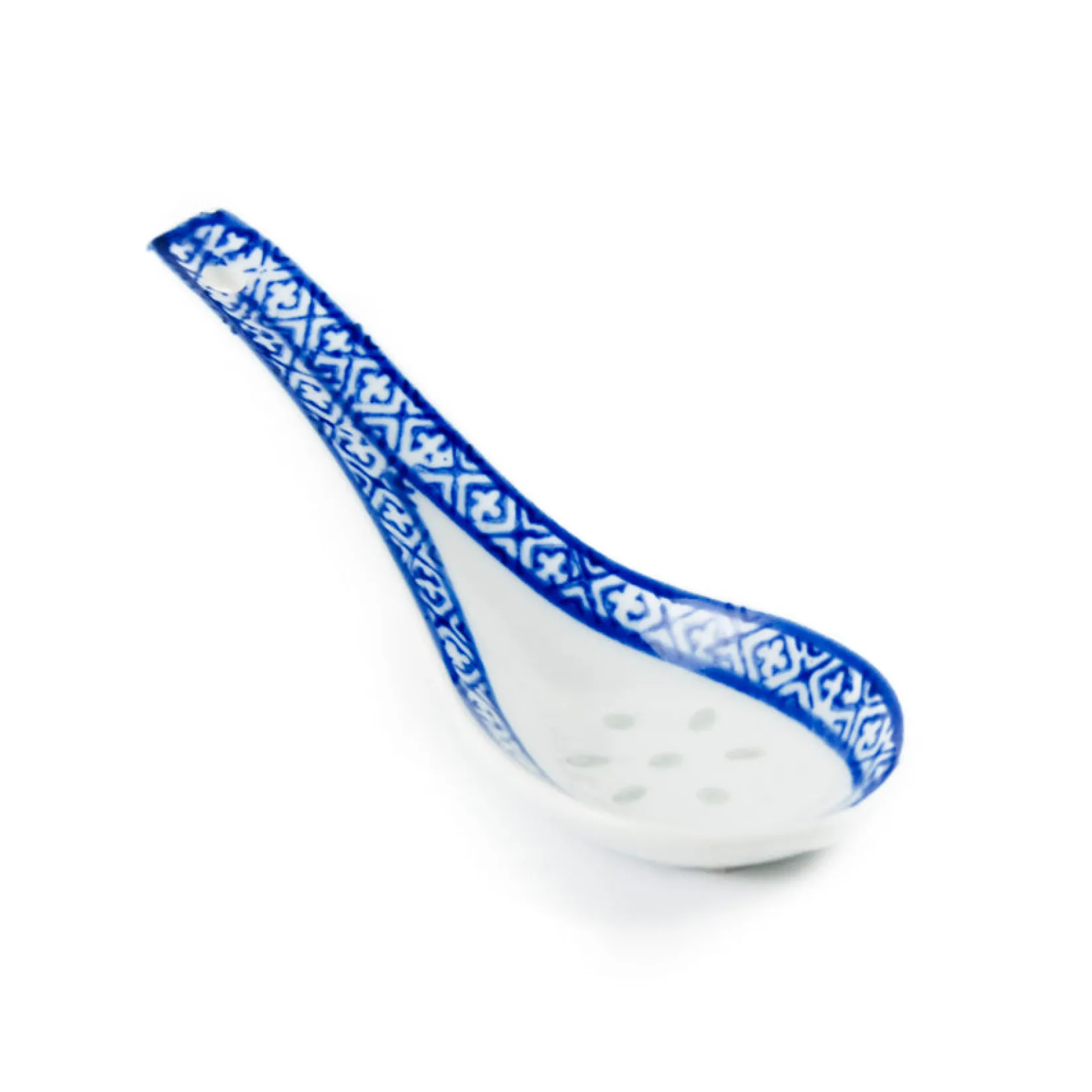 Best Blue Rice Pattern Rice Spoon, 14cm Tableware Brands|Chinese Ingredients