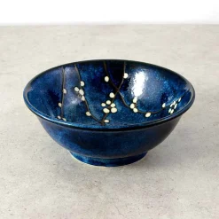 Clearance Blue Sakura Ramen Bowl, 21cm Japanese Ingredients|Japanese Tableware