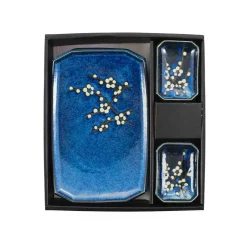 New Blue Sakura Sushi Serving Set Tableware Brands|Japanese Ingredients