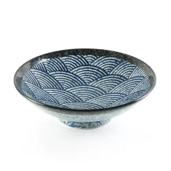 New Blue Wave Large Shallow Bowl, 24.3cm Tableware Brands|Japanese Ingredients