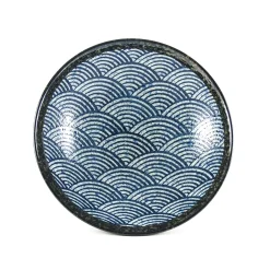 New Blue Wave Large Shallow Bowl, 24.3cm Tableware Brands|Japanese Ingredients