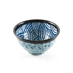 Discount Blue Wave Rice Bowl, 12cm Tableware Brands|Japanese Ingredients