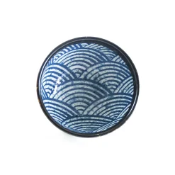 Discount Blue Wave Rice Bowl, 12cm Tableware Brands|Japanese Ingredients