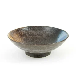 Outlet Blue-Black Glaze Bowl, 24cm Tableware Brands|Japanese Ingredients