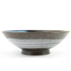 Outlet Blue-Black Glaze Bowl, 24cm Tableware Brands|Japanese Ingredients