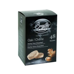 Discount Bradley Oak Bisquettes Pack of 48 American Ingredients|Food Smokers