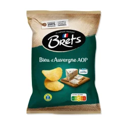 Clearance Bret's Bleu d'Auvergne DOP Blue Cheese Crisps, 125g Snacks|Ingredients Brands