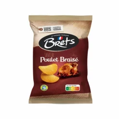 Outlet Bret's Braised Chicken Crisps, 125g Ingredients Brands|Snacks