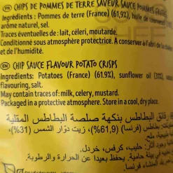 Bret's Pommes Frites Sauce Crisps, 125g Snacks|Ingredients Brands