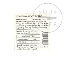 Hot Epic Alubia Beans in Cloth Sack, 500g Ingredients Brands|Spanish Ingredients