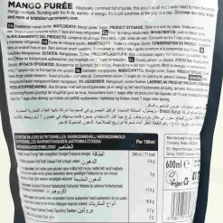 Outlet Mango Puree, 600ml Ingredients Brands|Drinks