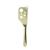 Best Brushed Champagne Gold Semi-Soft Cheese Knife Cutlery|Tableware Brands