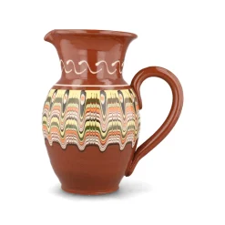 Discount Bulgarian Troyan Brown Pitcher, 1 Litre Jugs & Bottles|Tableware Brands