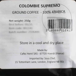 New Colombia Supremo Ground Coffee, 250g Ingredients Brands|Drinks