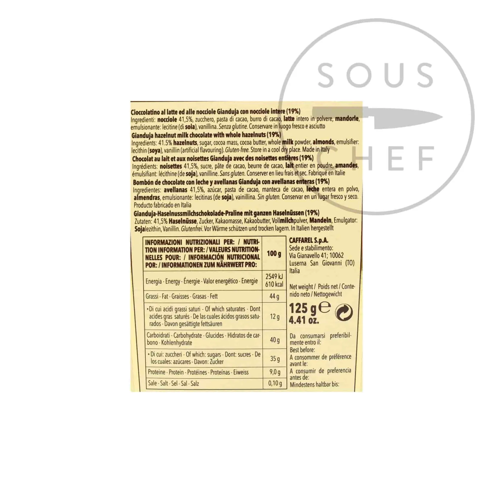 Sale Piemonte Ballotin Assorted, 125g Ingredients Brands|Italian Ingredients