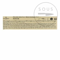 Outlet Dark Chocolate Croissant & Pain Au Chocolat Sticks 8 cm, 1.6kg French Ingredients|Chocolate & Sweets