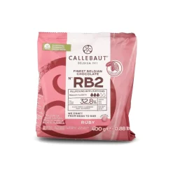 Clearance Ruby Chocolate Couverture, 400g French Ingredients|Chocolate & Sweets