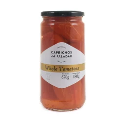 Sale Caprichos del Paladar Whole Pera Tomatoes in Water, 670g Ingredients Brands|Spanish Ingredients