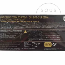 Discount Caramel, Egg Yolk & Marzipan Turron, 150g Ingredients Brands|Spanish Ingredients