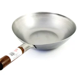 Clearance Carbon Steel Wok - Flat Base, 33cm dia Chinese Ingredients|Pots & Pans
